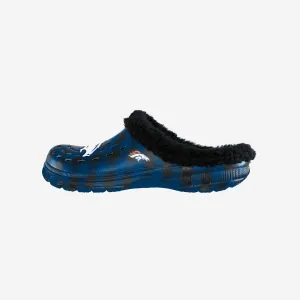 Denver Broncos Sherpa Lined Buffalo Check Clog