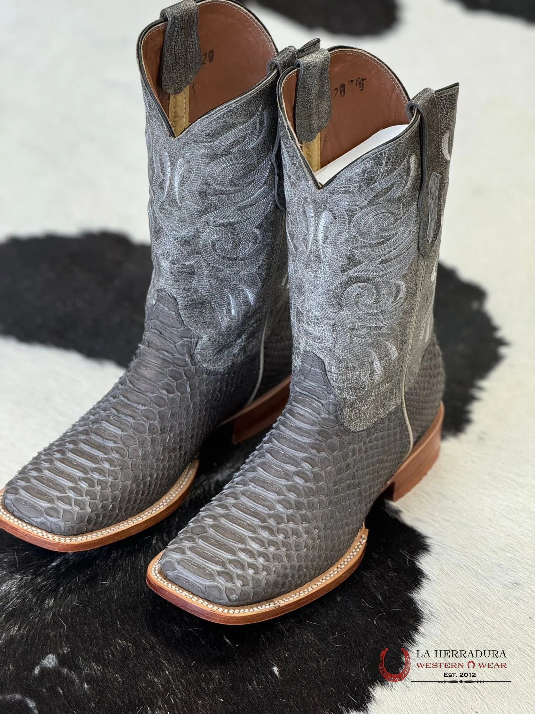 DILIGENCIA ALL GREY CLARO NOBUCK PYTHON BOOT