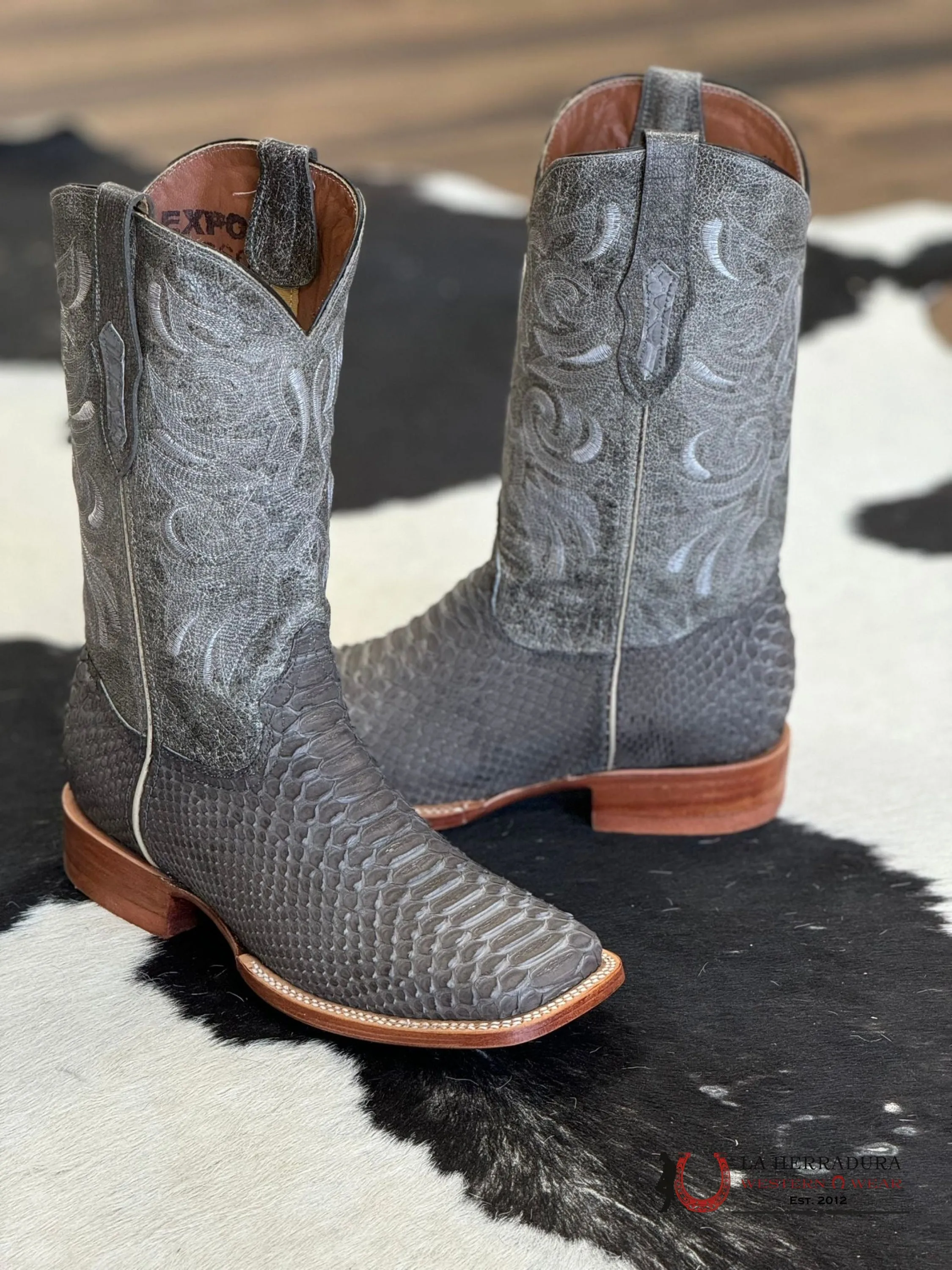 DILIGENCIA ALL GREY CLARO NOBUCK PYTHON BOOT