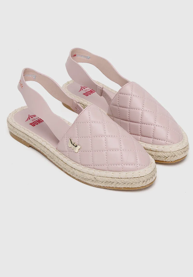 Disney Dumbo Dreams Take Flight Rounded Toe Slip Ons & Espadrilles (Pink)