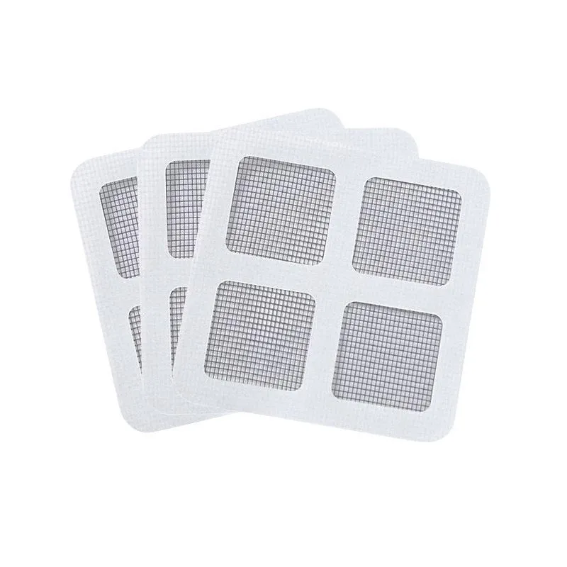 Disposable Floor Drain Stickers - Hair Filter Stickers for Sinks | Prevent Clogged Pipes and Debris Blockage | Anti-Blocking Drain Filters