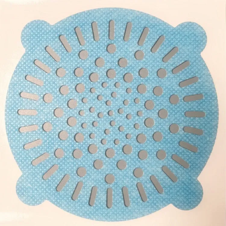 Disposable Floor Drain Stickers - Hair Filter Stickers for Sinks | Prevent Clogged Pipes and Debris Blockage | Anti-Blocking Drain Filters