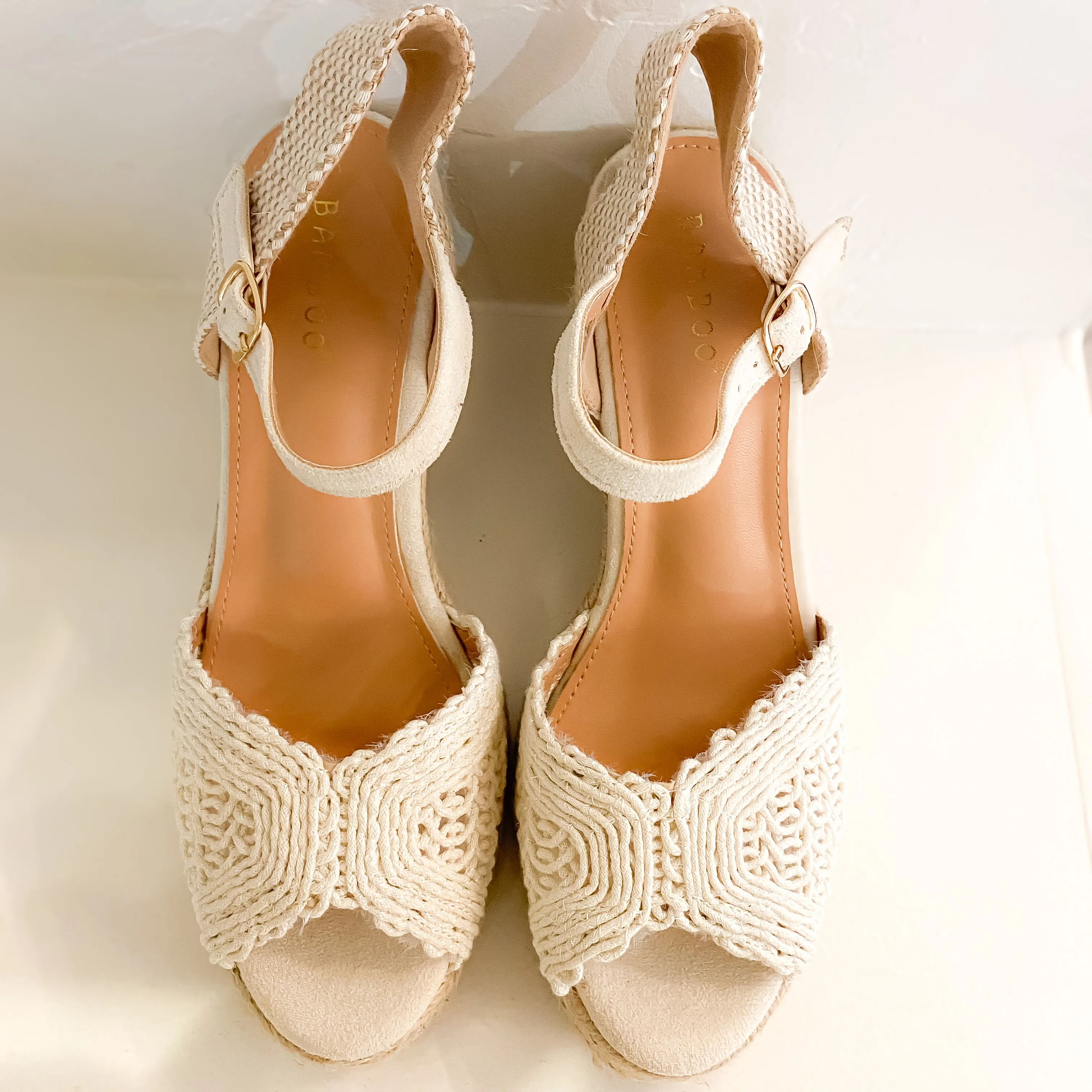 Ditch Crochet Espadrille Wedge