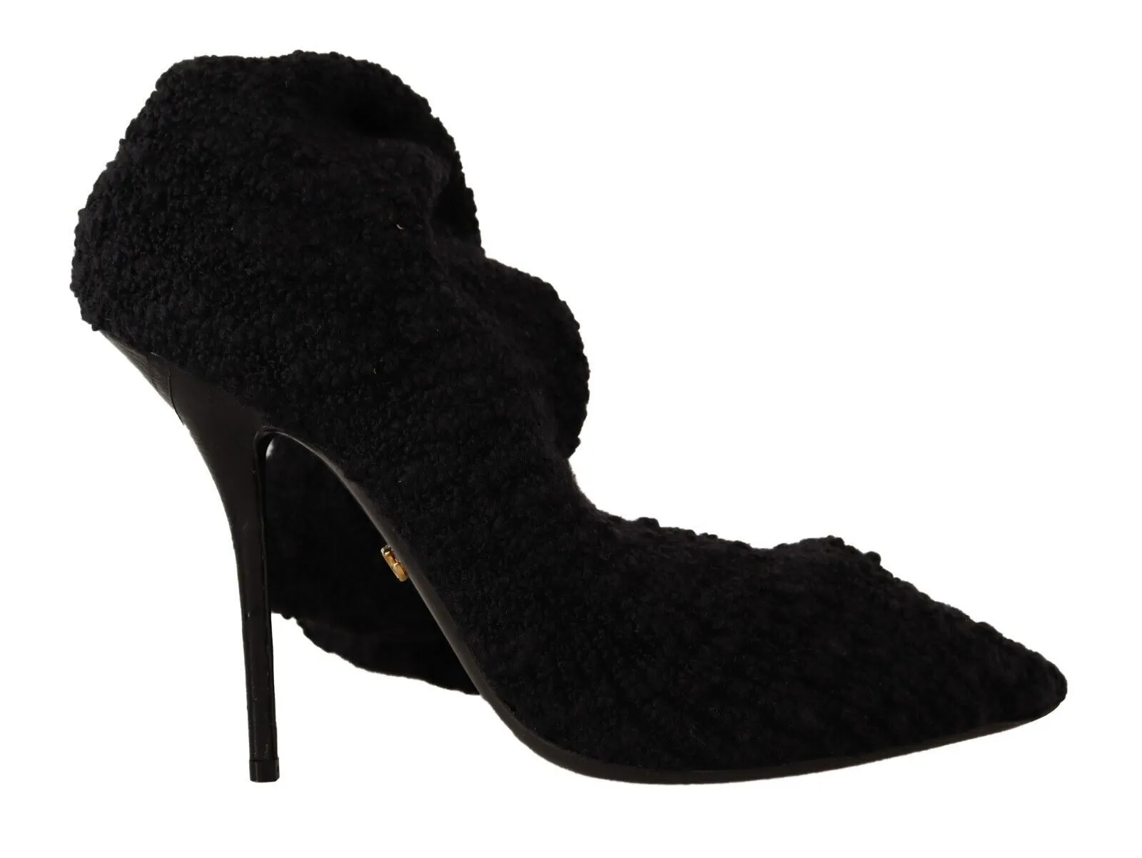 Dolce & Gabbana Black Chic Stretch Sock Boots