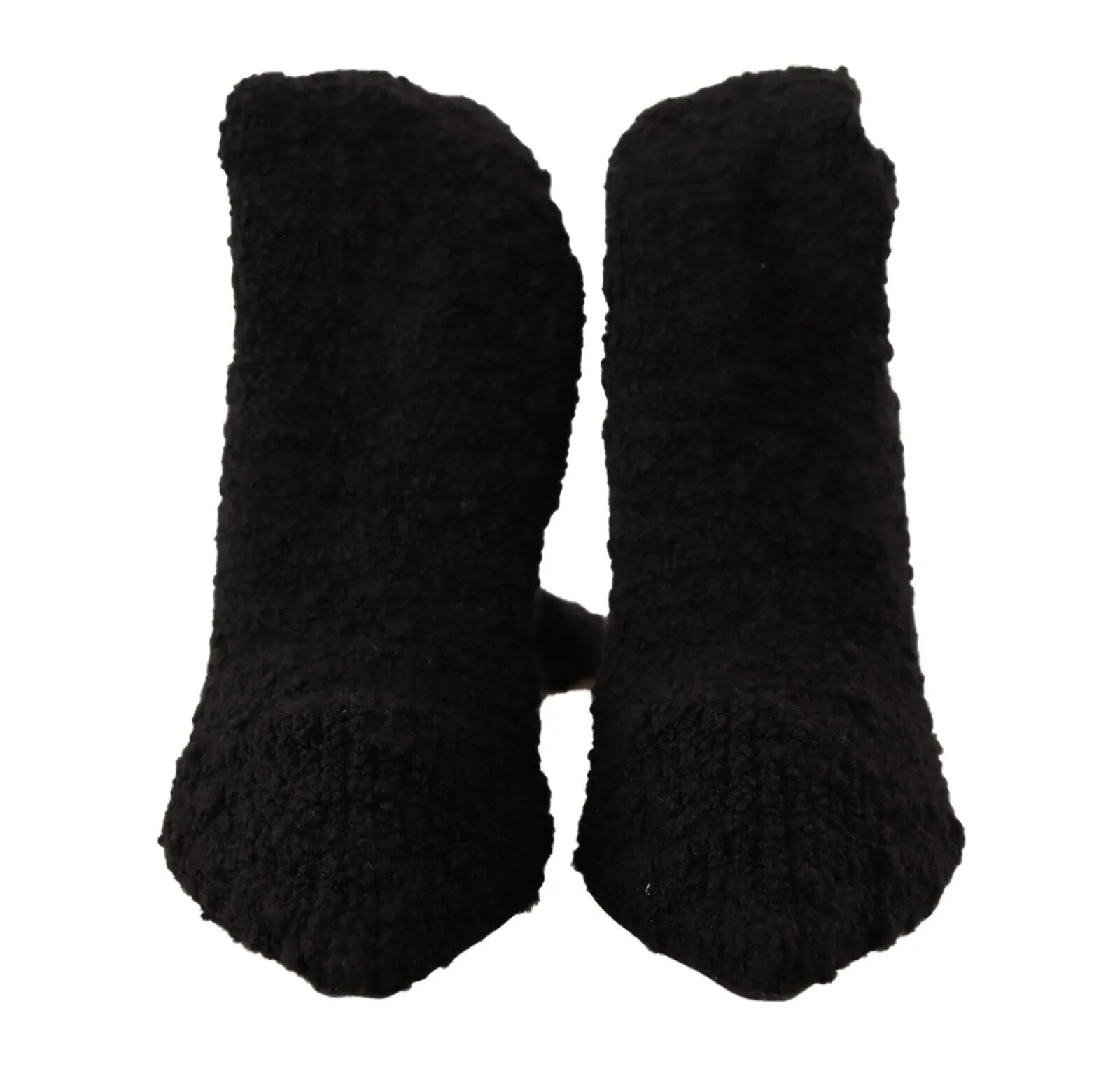 Dolce & Gabbana Black Chic Stretch Sock Boots
