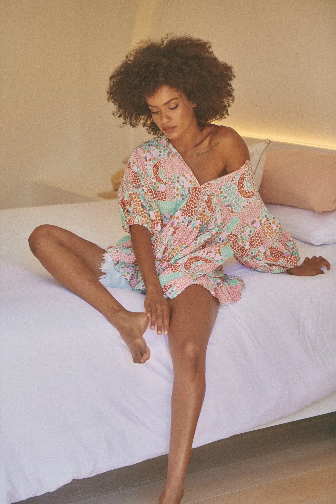 Dusty Print Adia Top