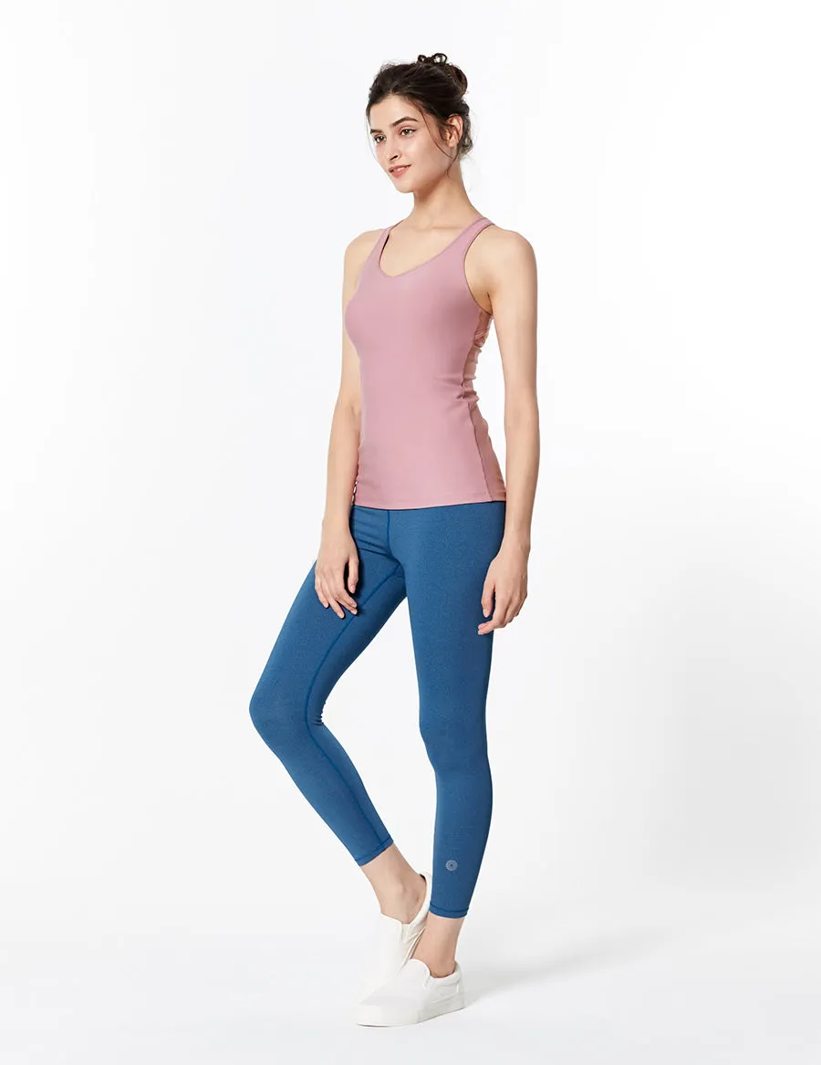 easyoga LA-VEDA Spiry Freedom Tank3 - P14 Dusty Rose Purple