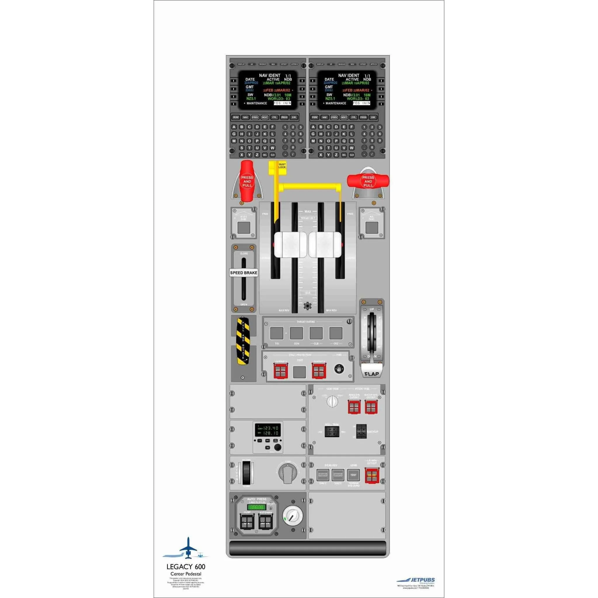 Embraer 18" x 36" Cockpit Posters