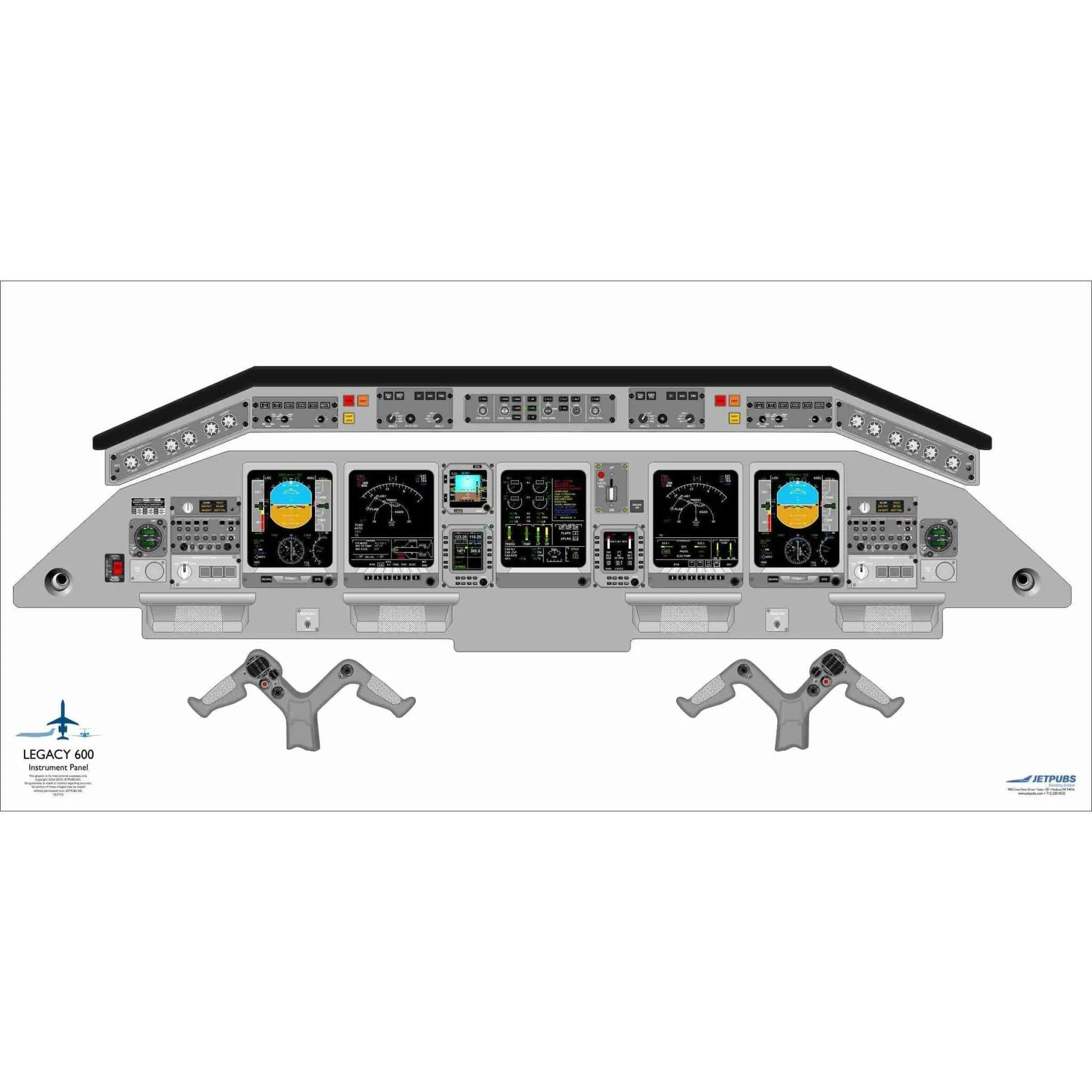 Embraer 18" x 36" Cockpit Posters