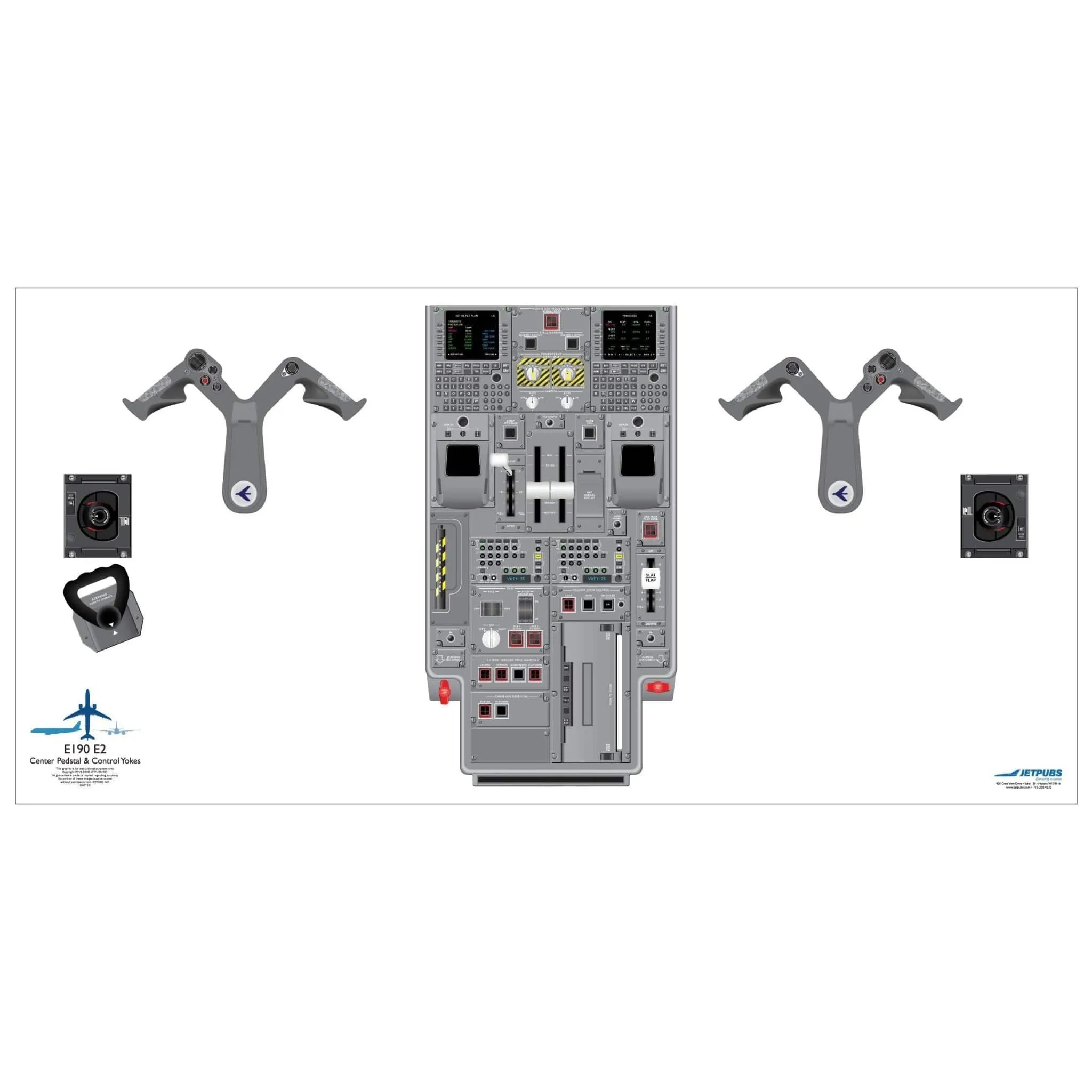 Embraer 18" x 36" Cockpit Posters