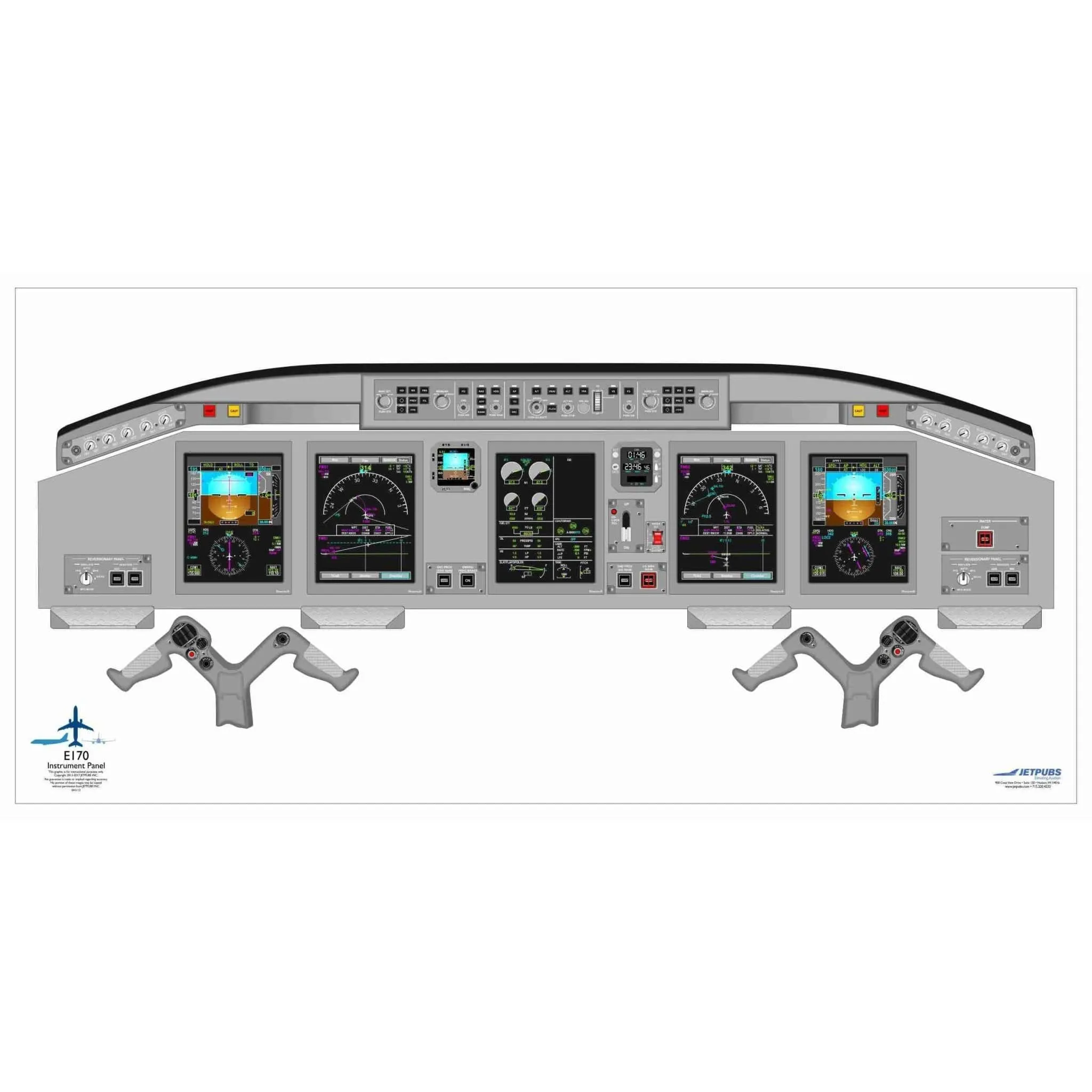 Embraer 18" x 36" Cockpit Posters