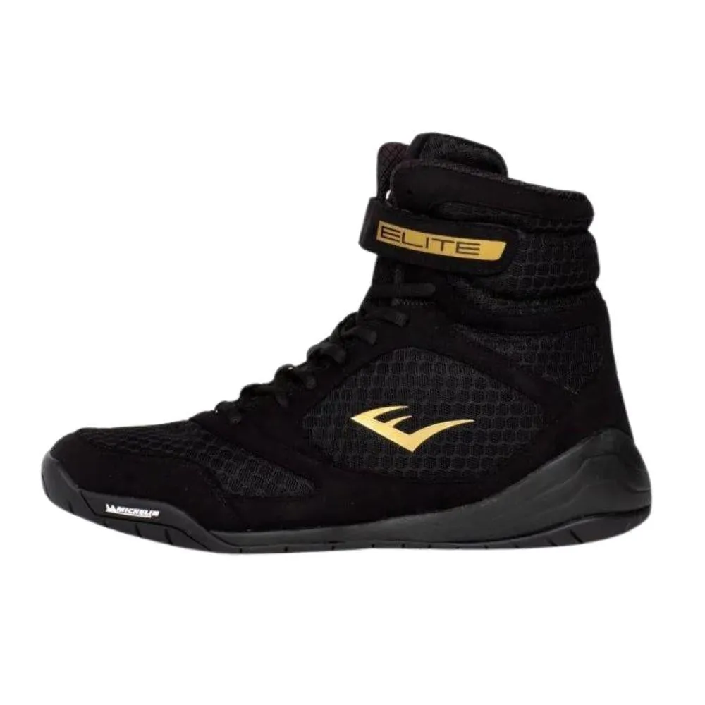 Everlast Elite 2.0 High Top Boxing Boots - Black