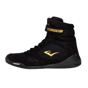 Everlast Elite 2.0 High Top Boxing Boots - Black