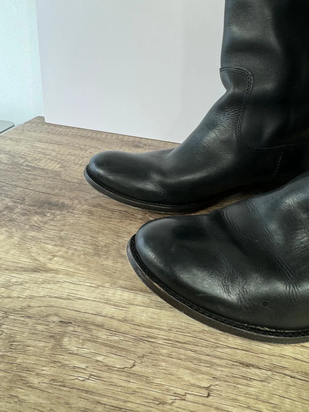 FRYE TALL MELISSA MONOGRAM RIDING BOOTS