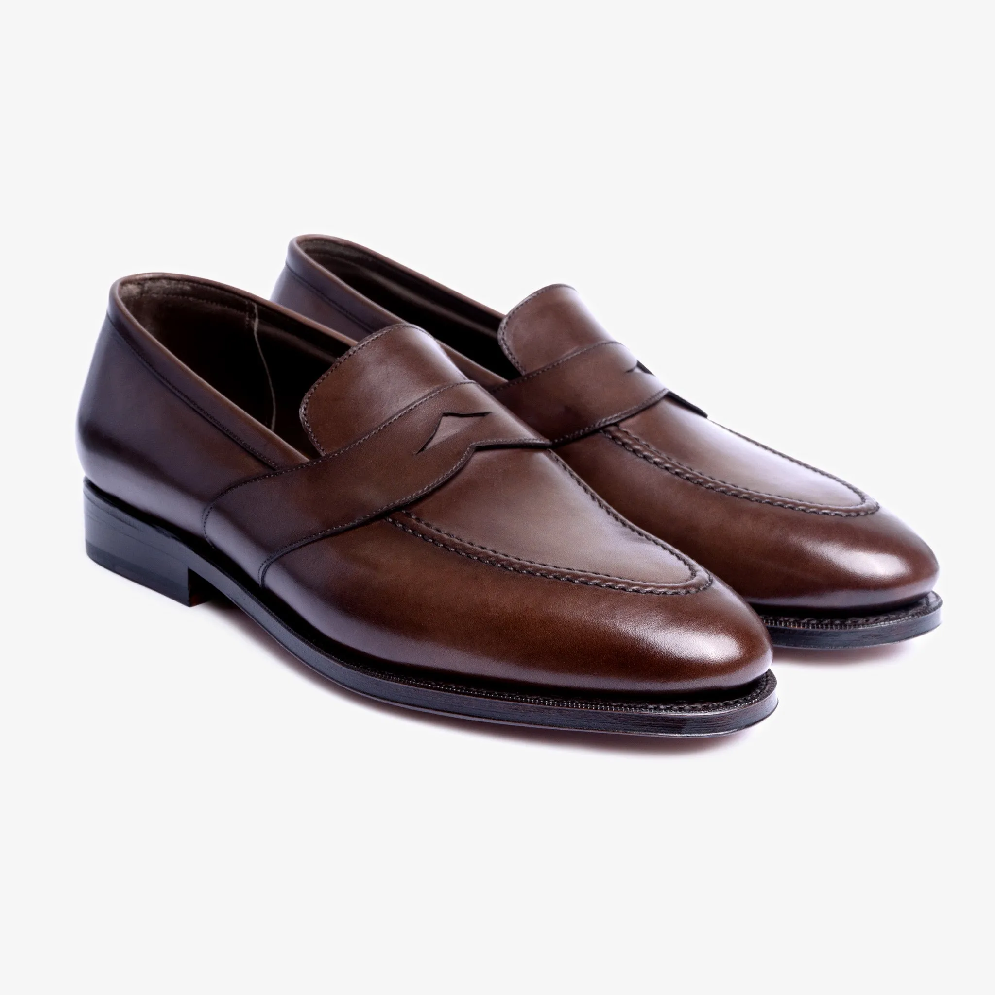 Full Strap Penny Loafer - Bitter Choco - Zilo Last