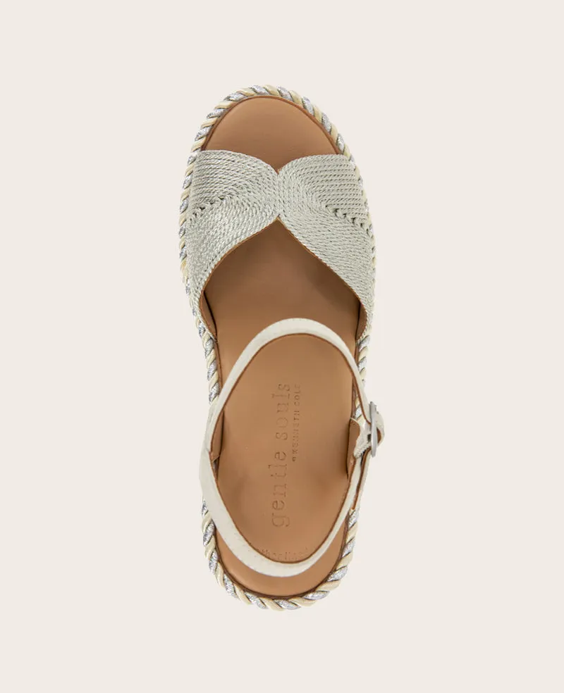 GENTLE SOULS - Nola Fabric Espadrille Wedge