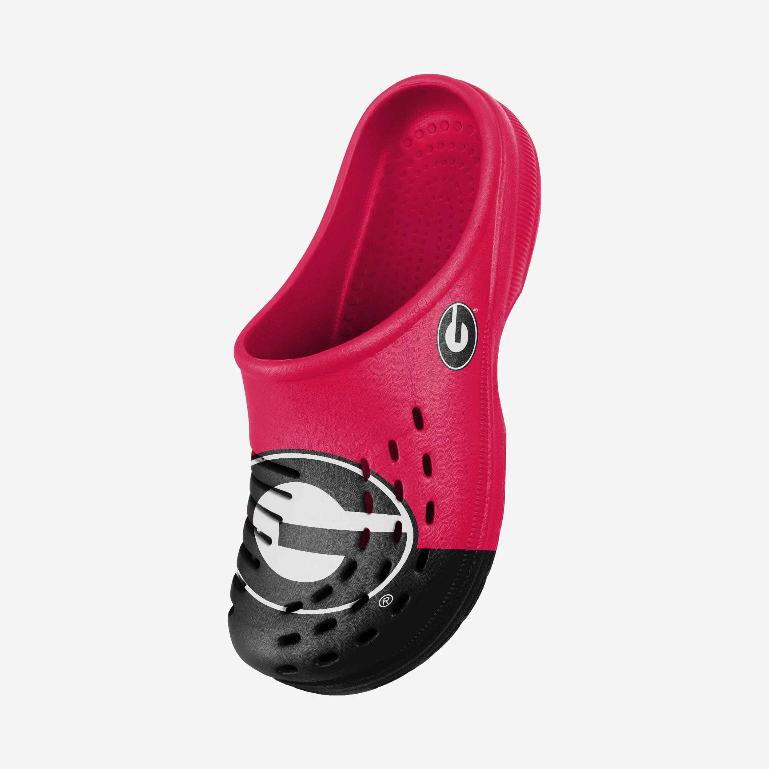 Georgia Bulldogs Colorblock Big Logo Clog