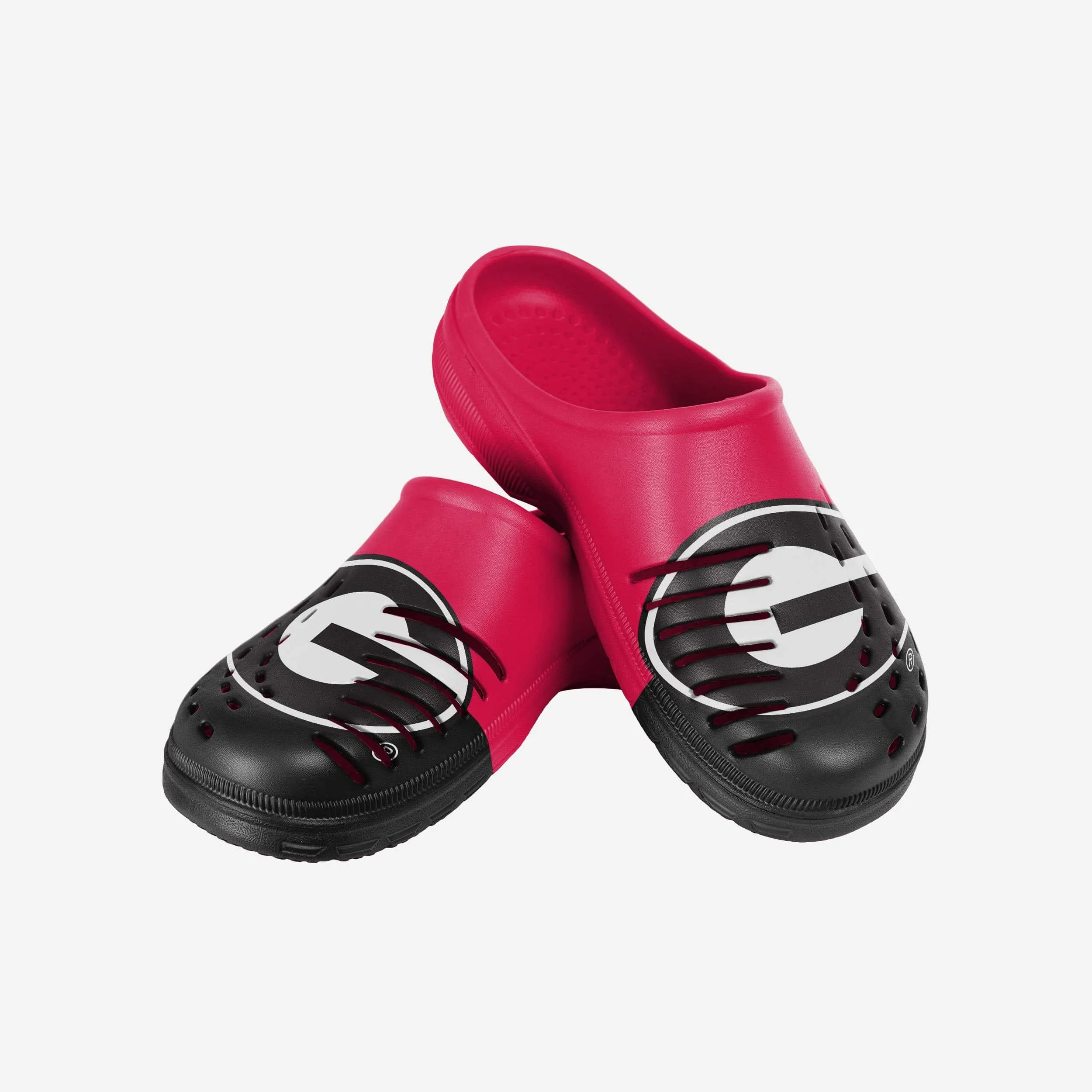 Georgia Bulldogs Colorblock Big Logo Clog