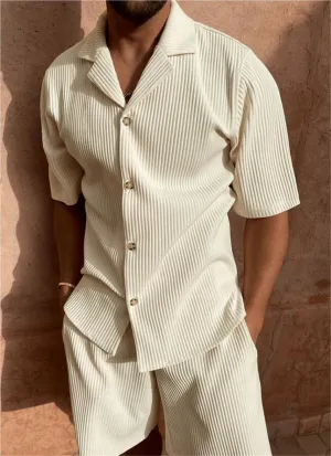 Herren Sommer Kurzarm Anzug Set "Tropical"
