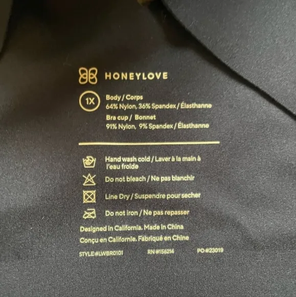Honeylove V-neck Wirefree Bra