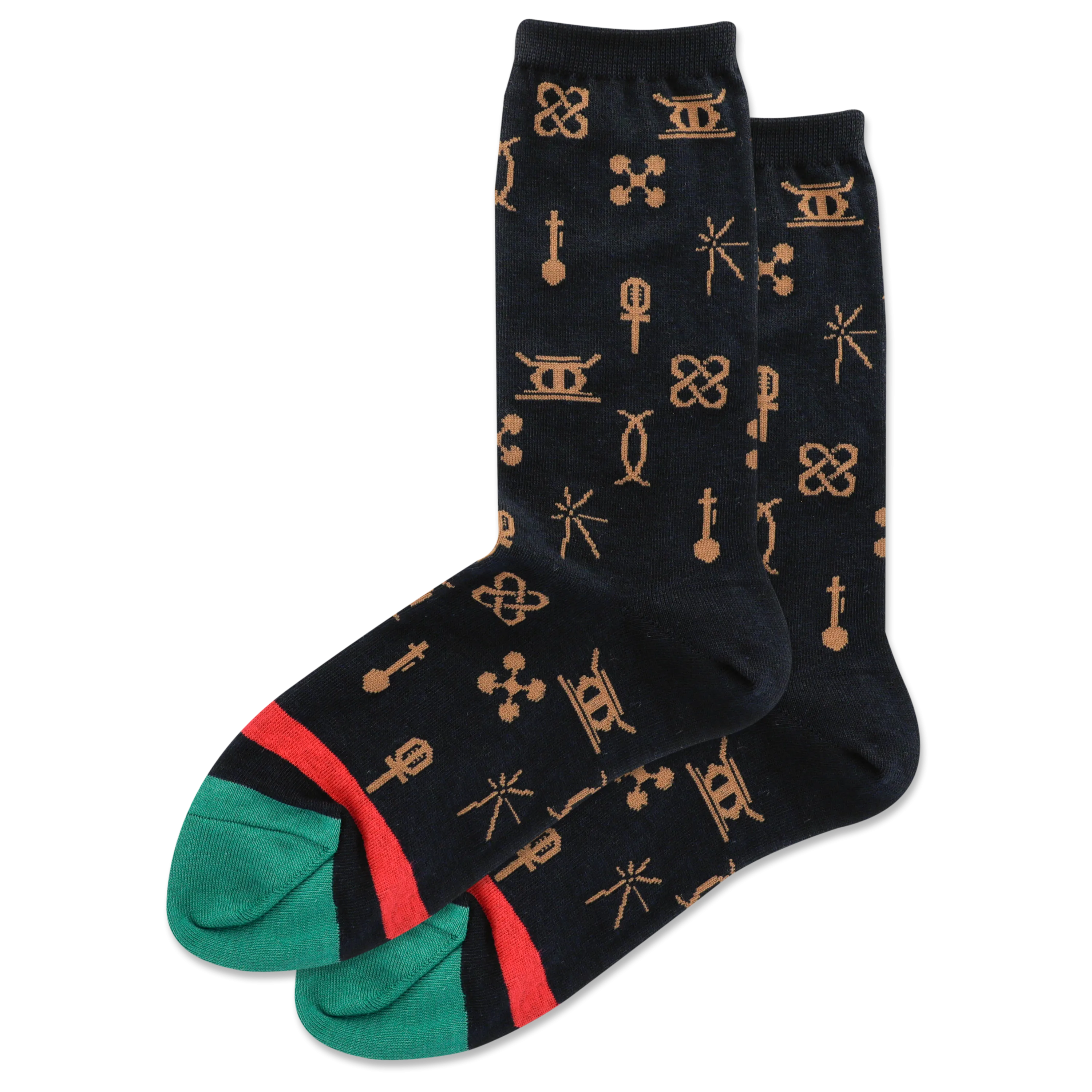 HOTSOX Women's Kwanzaa Principles Crew Socks