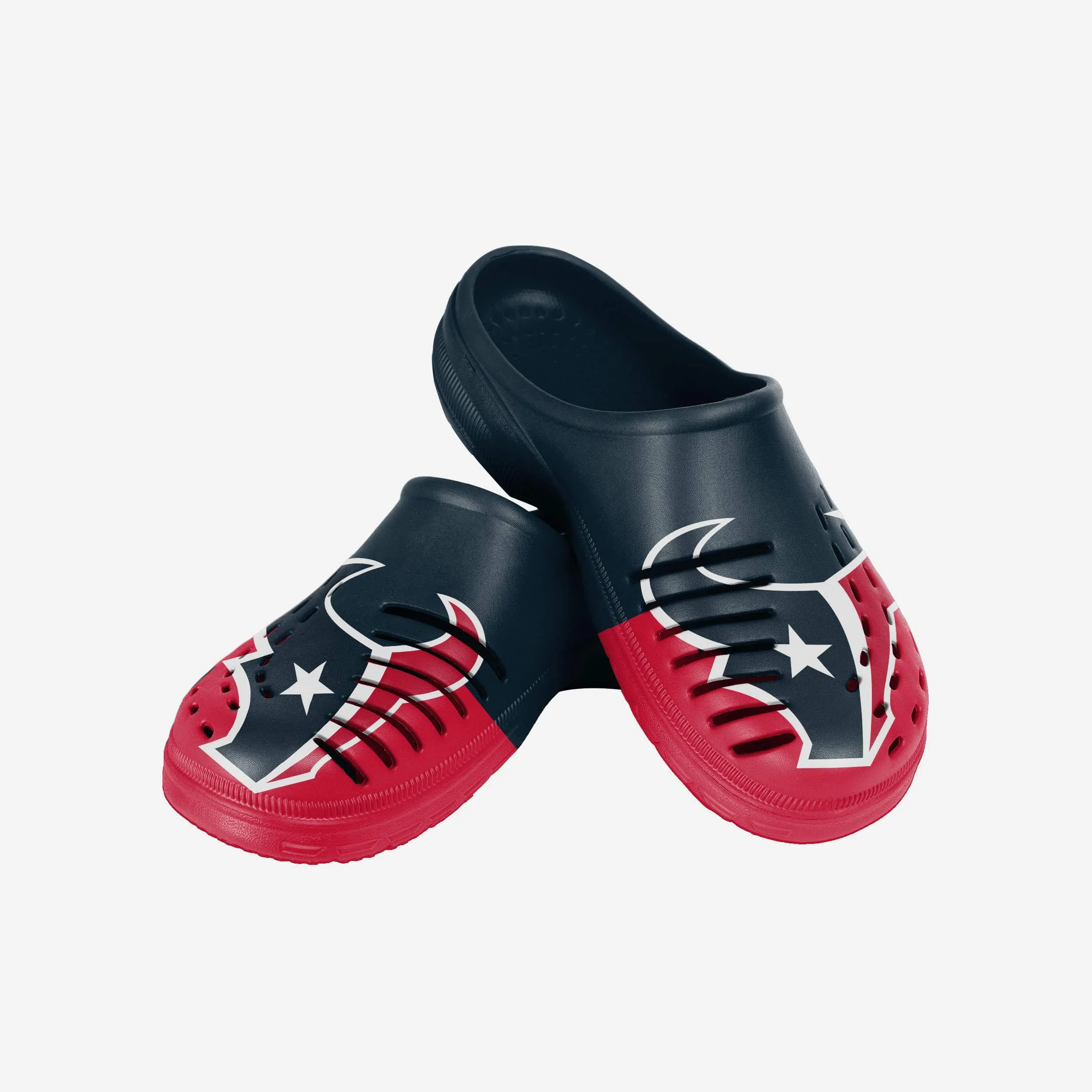 Houston Texans Colorblock Big Logo Clog