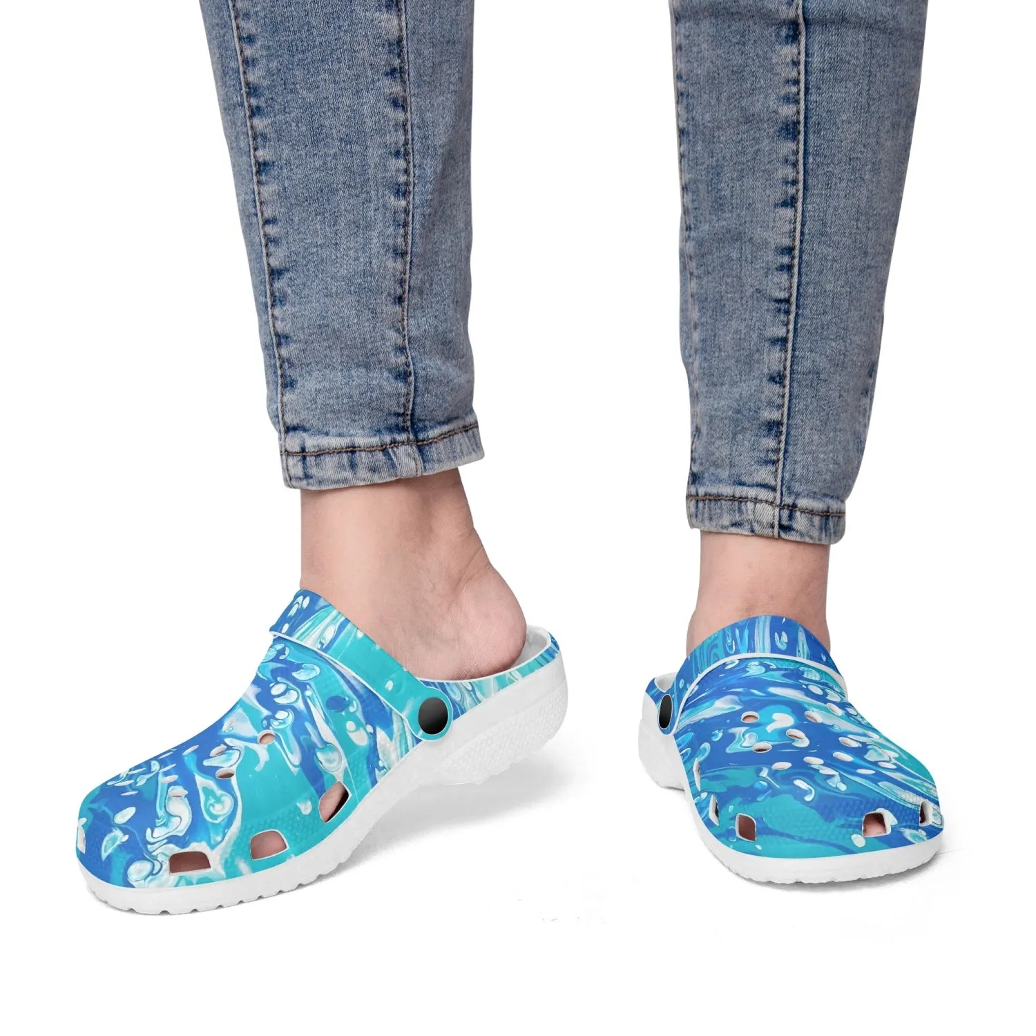 Jess Lewis Seafoam Rok-Clogs