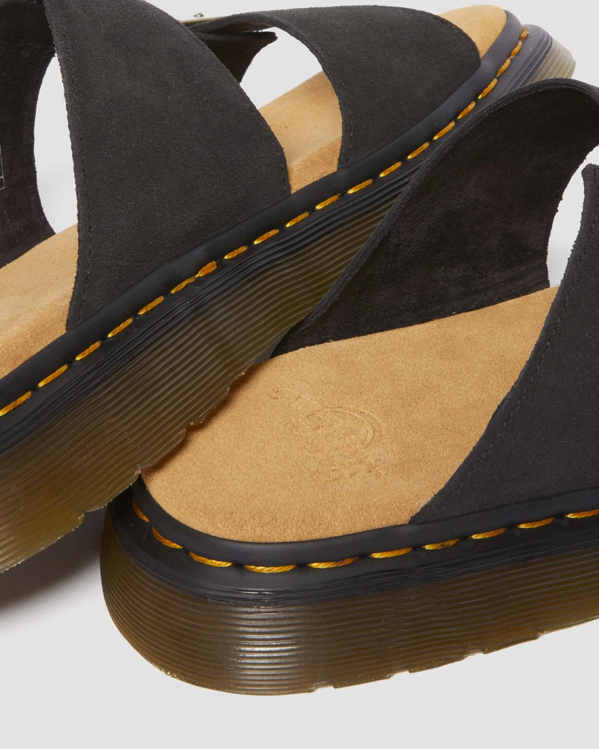 Josef Suede Slide Sandals