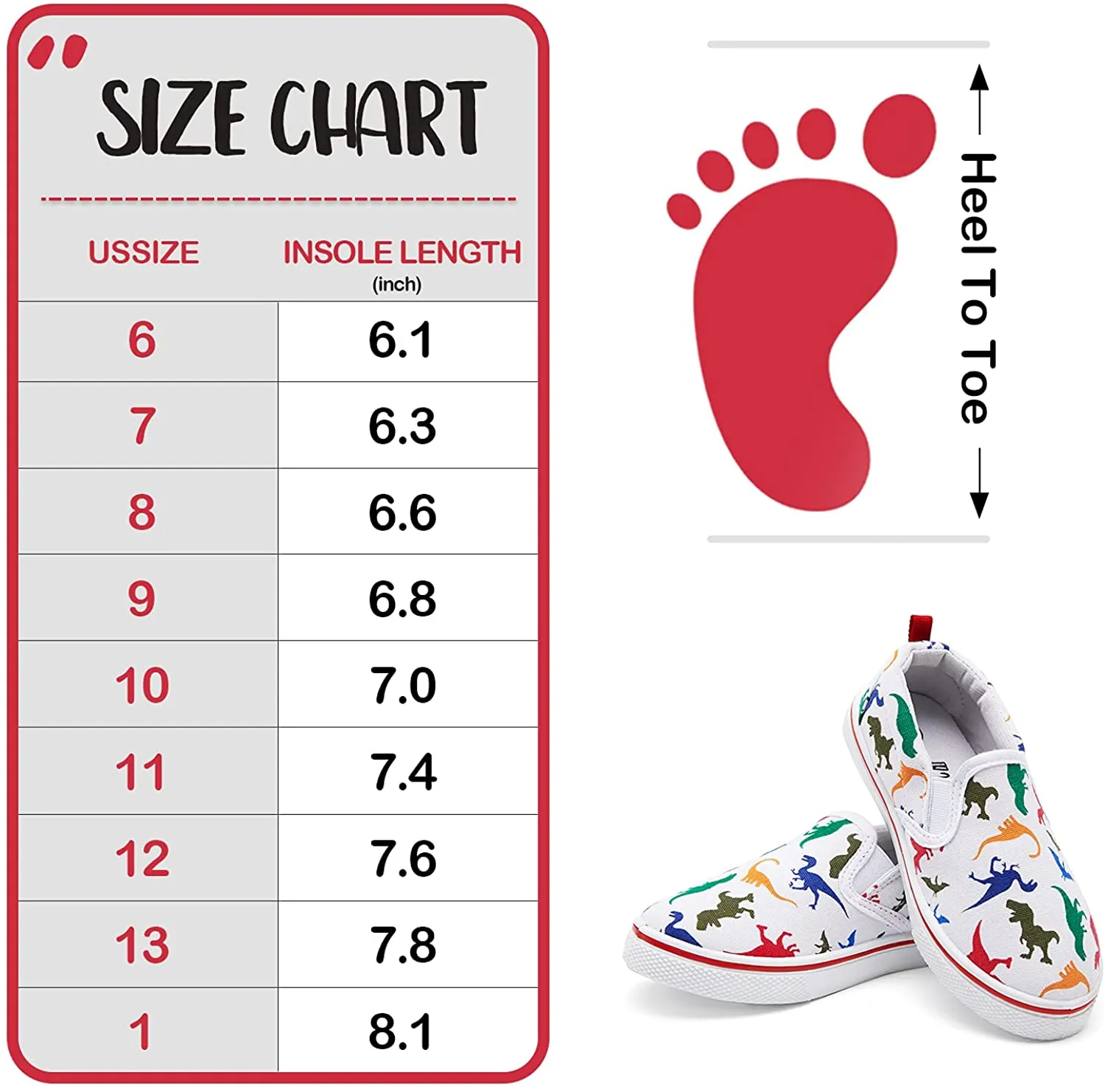 K KomForme Toddler Girls & Boys Slip On Canvas Sneakers Loafers Moccasins Kids Tennis Shoes