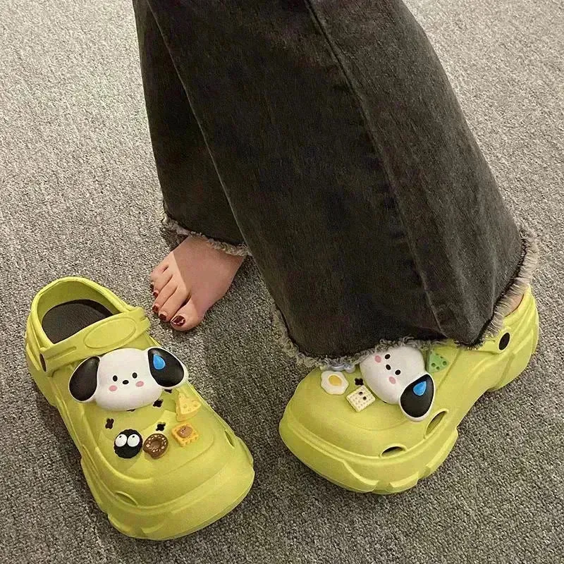 Kawaii Pochacco Platform Clogs