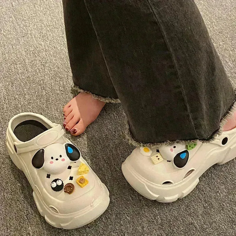 Kawaii Pochacco Platform Clogs