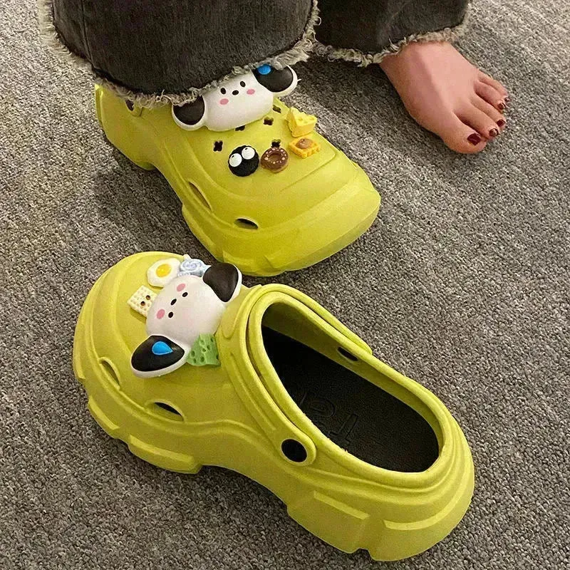 Kawaii Pochacco Platform Clogs
