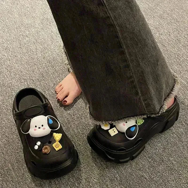 Kawaii Pochacco Platform Clogs