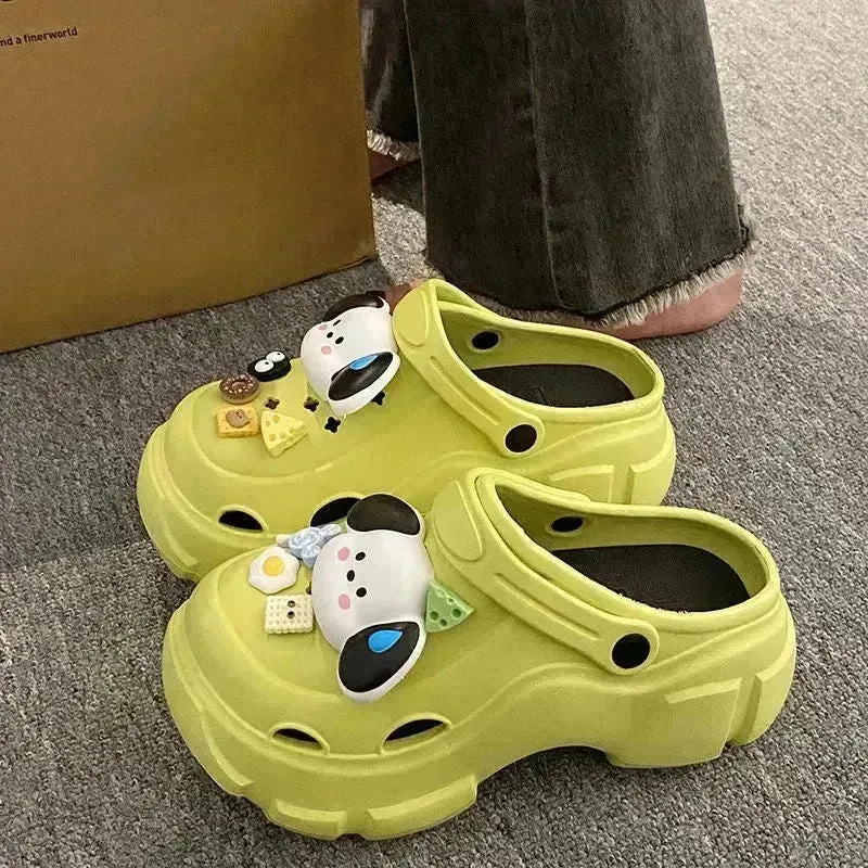 Kawaii Pochacco Platform Clogs