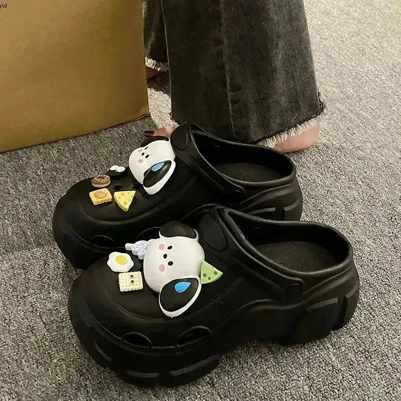 Kawaii Pochacco Platform Clogs