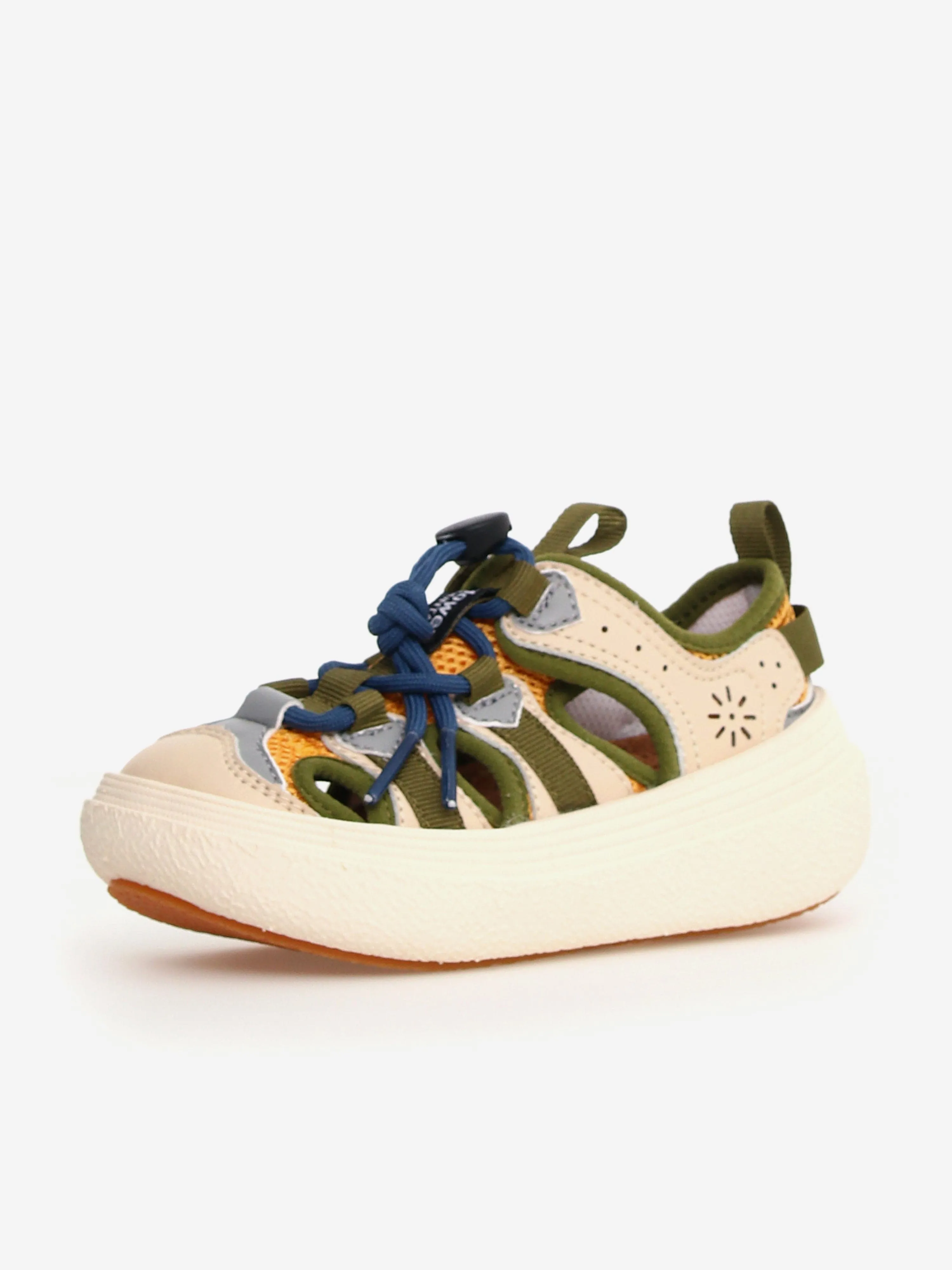 Kids Chomei Tech Sandals in Beige