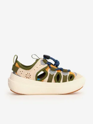 Kids Chomei Tech Sandals in Beige