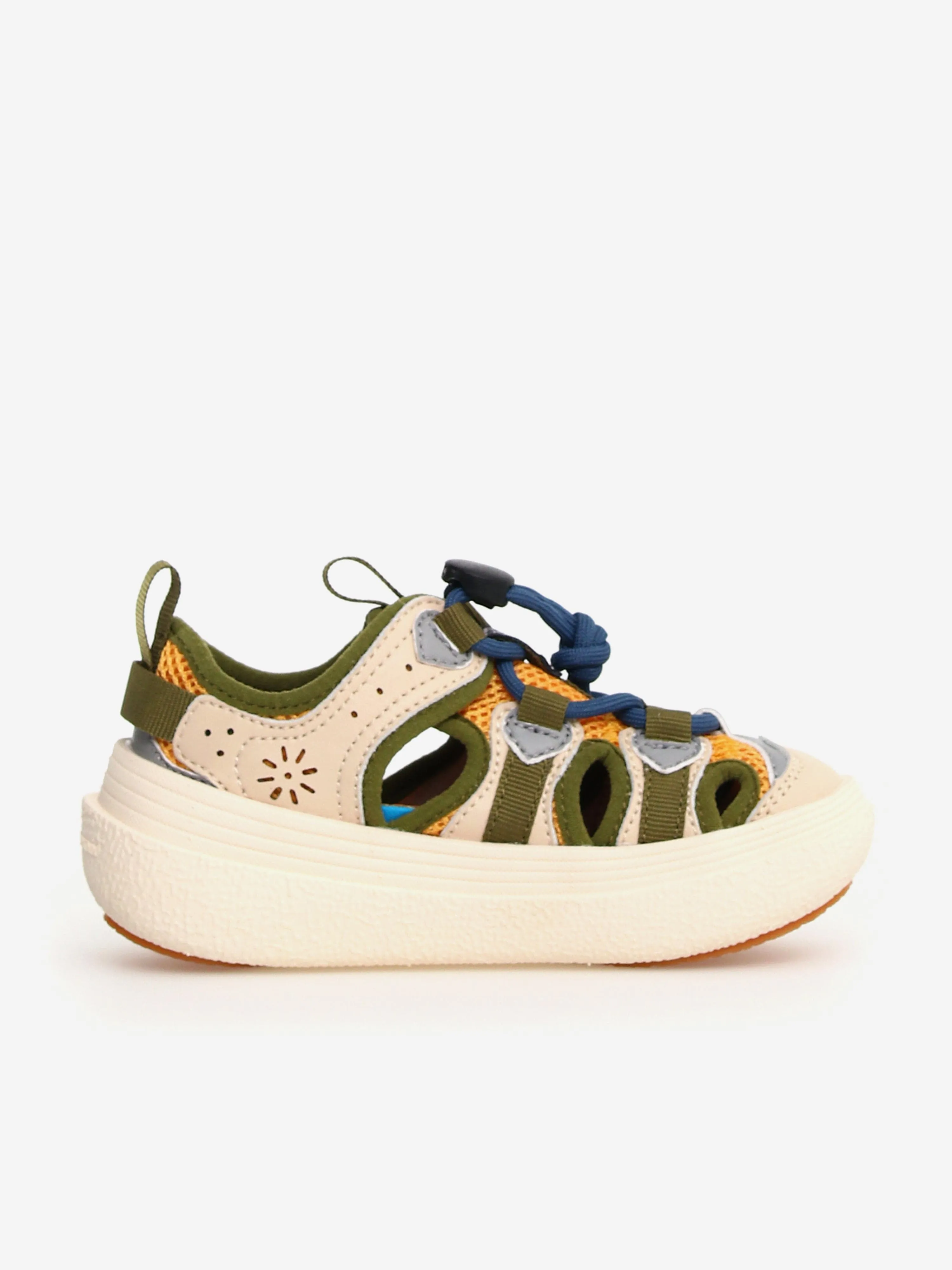 Kids Chomei Tech Sandals in Beige