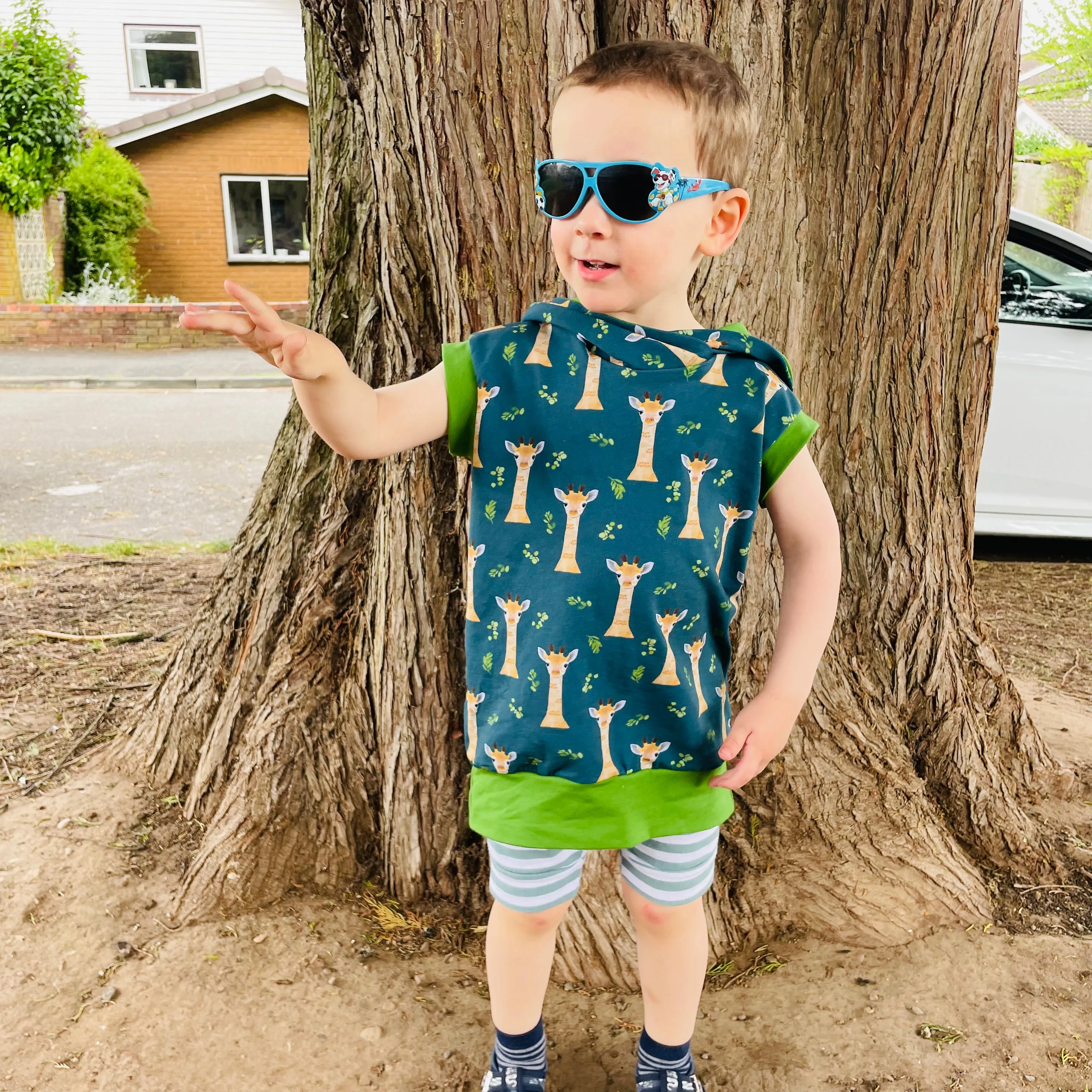 Kids Sleeveless Hoodie