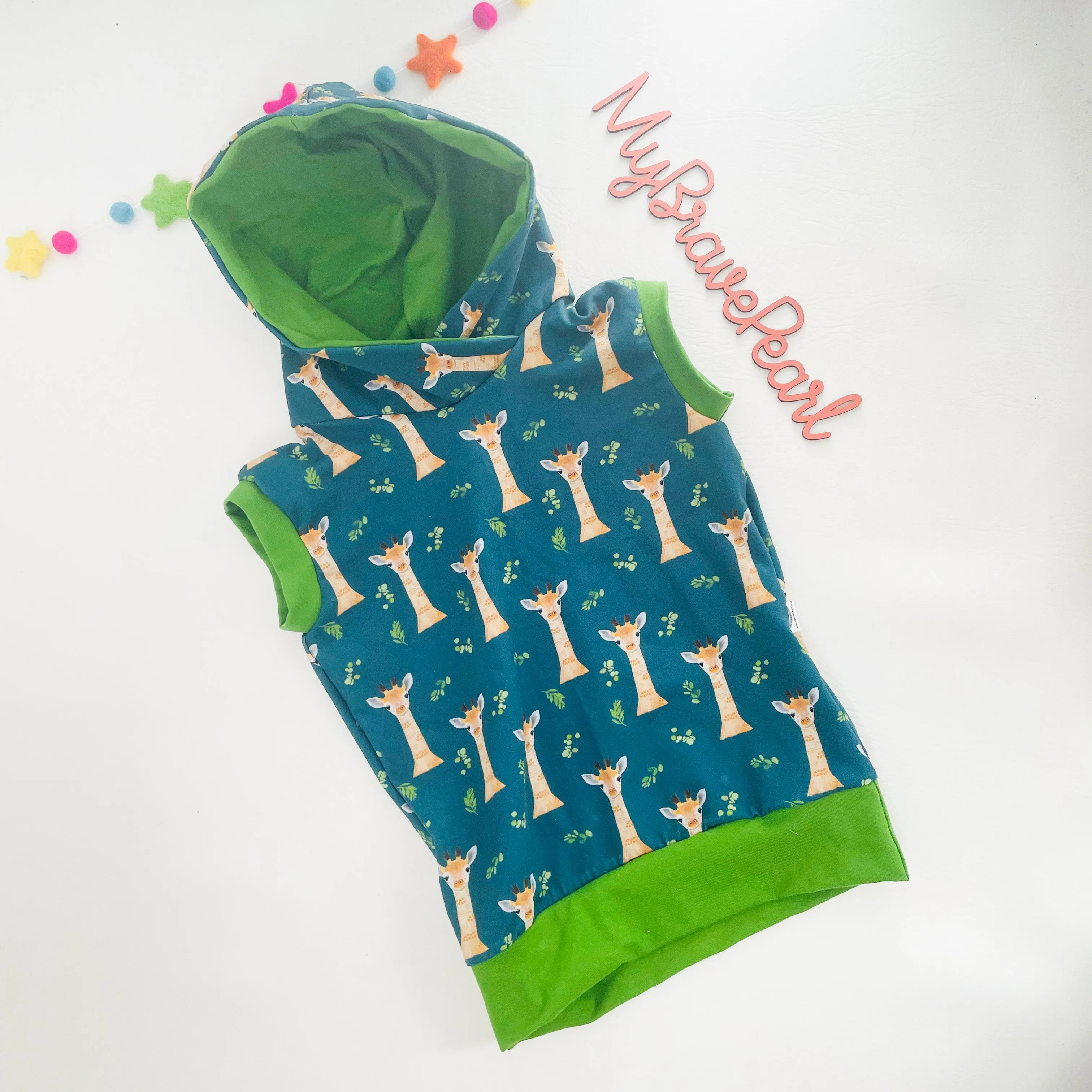 Kids Sleeveless Hoodie