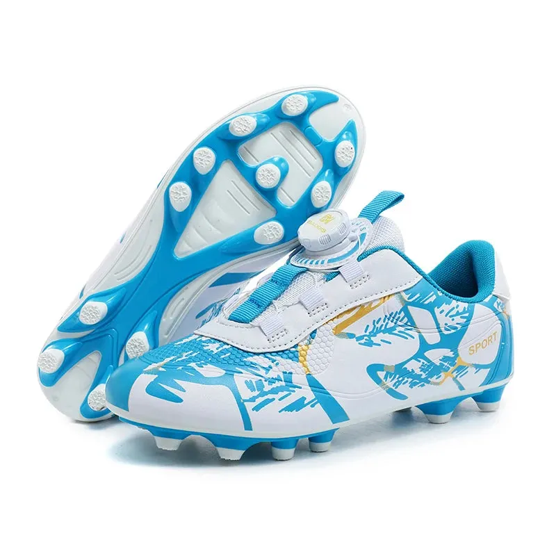 Kids Soccer Shoes FG/TF Football Boots Professional Cleats Grass Training Sport Footwear Boys Outdoor