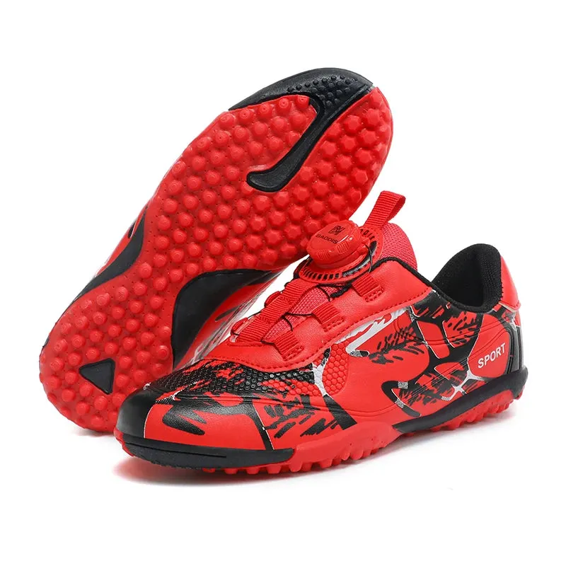 Kids Soccer Shoes FG/TF Football Boots Professional Cleats Grass Training Sport Footwear Boys Outdoor