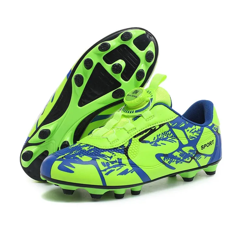Kids Soccer Shoes FG/TF Football Boots Professional Cleats Grass Training Sport Footwear Boys Outdoor