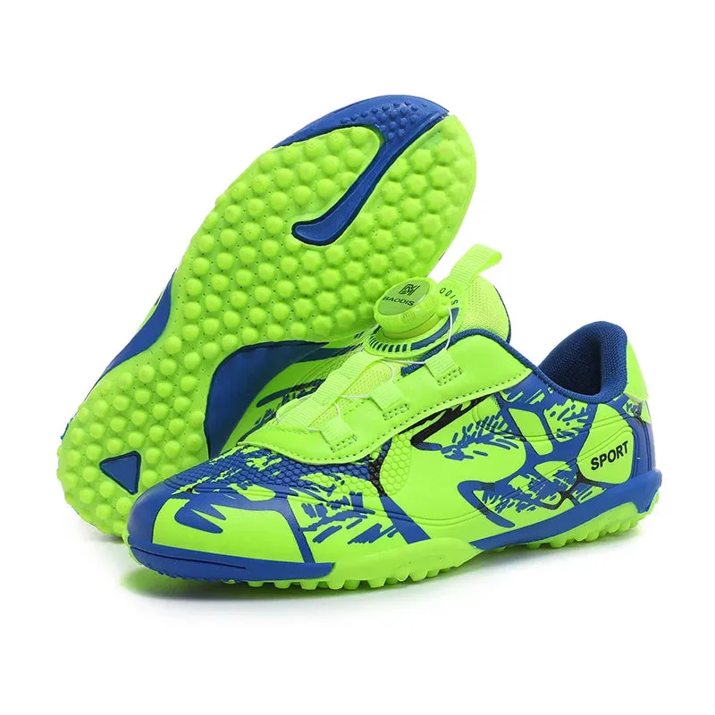 Kids Soccer Shoes FG/TF Football Boots Professional Cleats Grass Training Sport Footwear Boys Outdoor