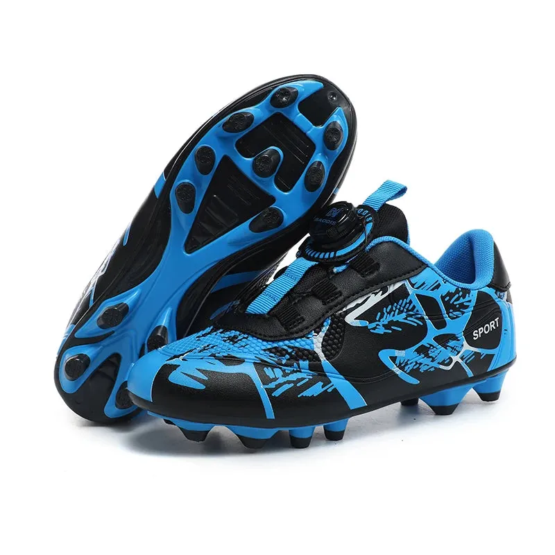 Kids Soccer Shoes FG/TF Football Boots Professional Cleats Grass Training Sport Footwear Boys Outdoor