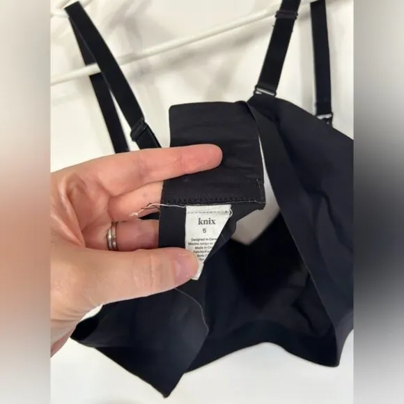 Knix Nursing Leakproof Black Bra Size 5