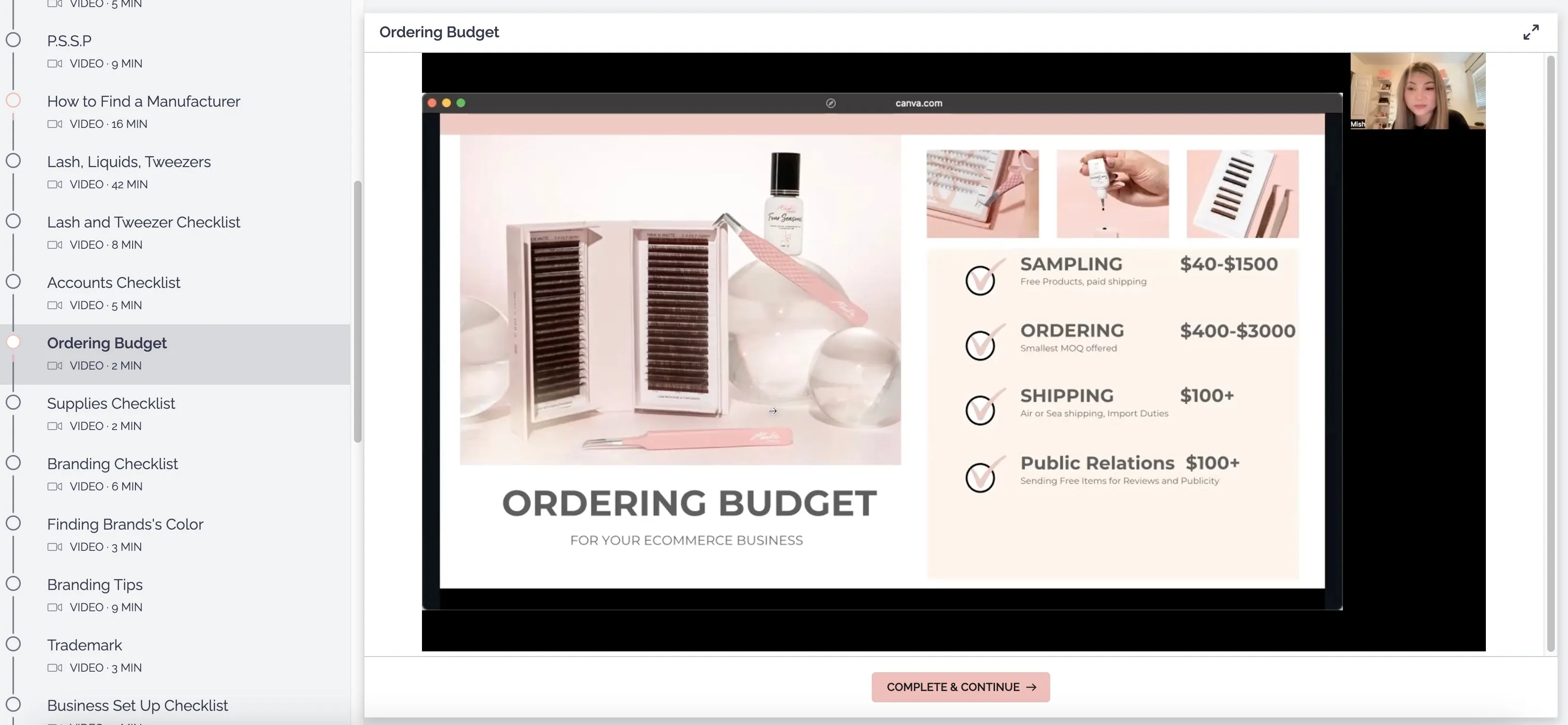 Launch Your Lash Line (Online Course)