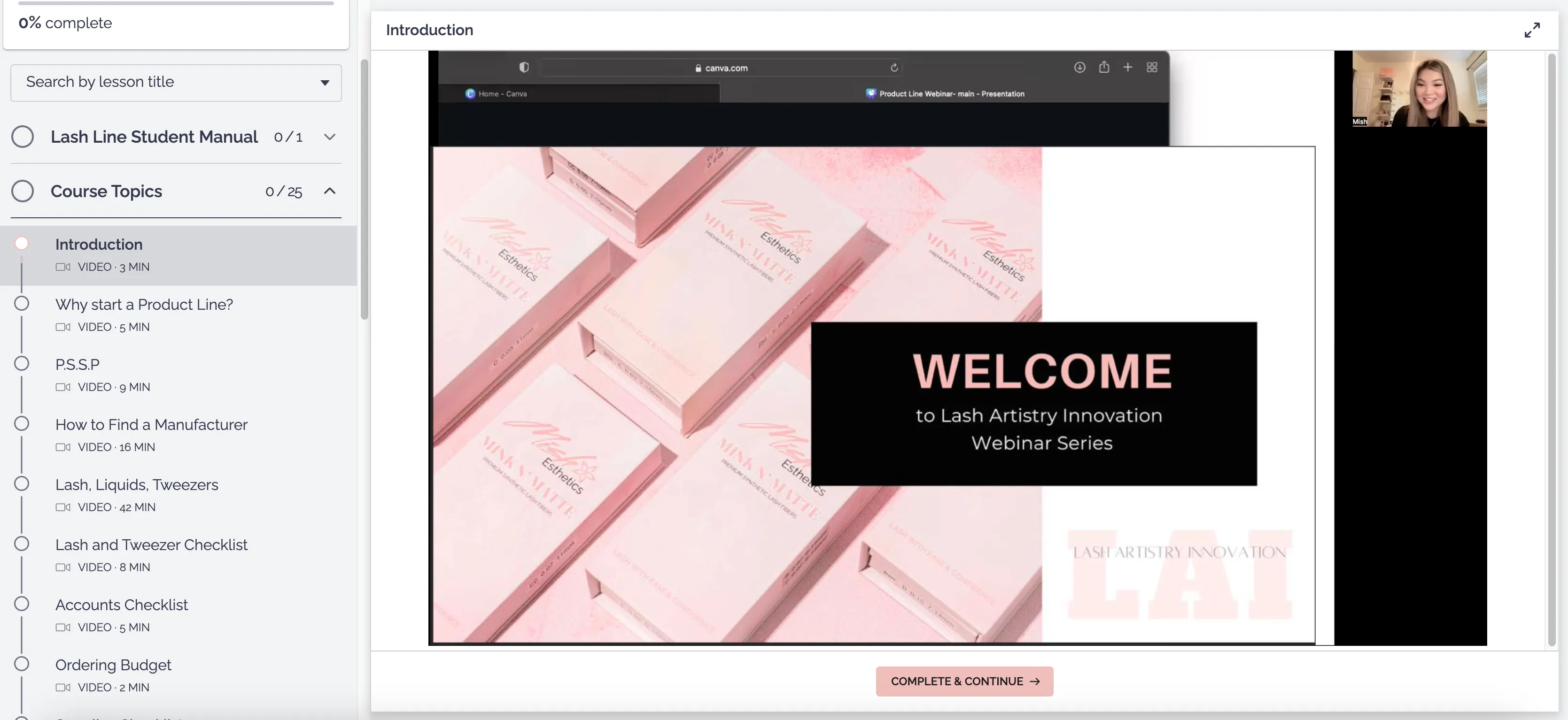 Launch Your Lash Line (Online Course)