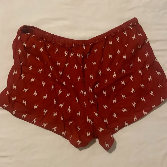 Llama Alpaca Holiday Sleep Pajama Artsy Hipster Hippie Lounge Comfy Hip Shorts