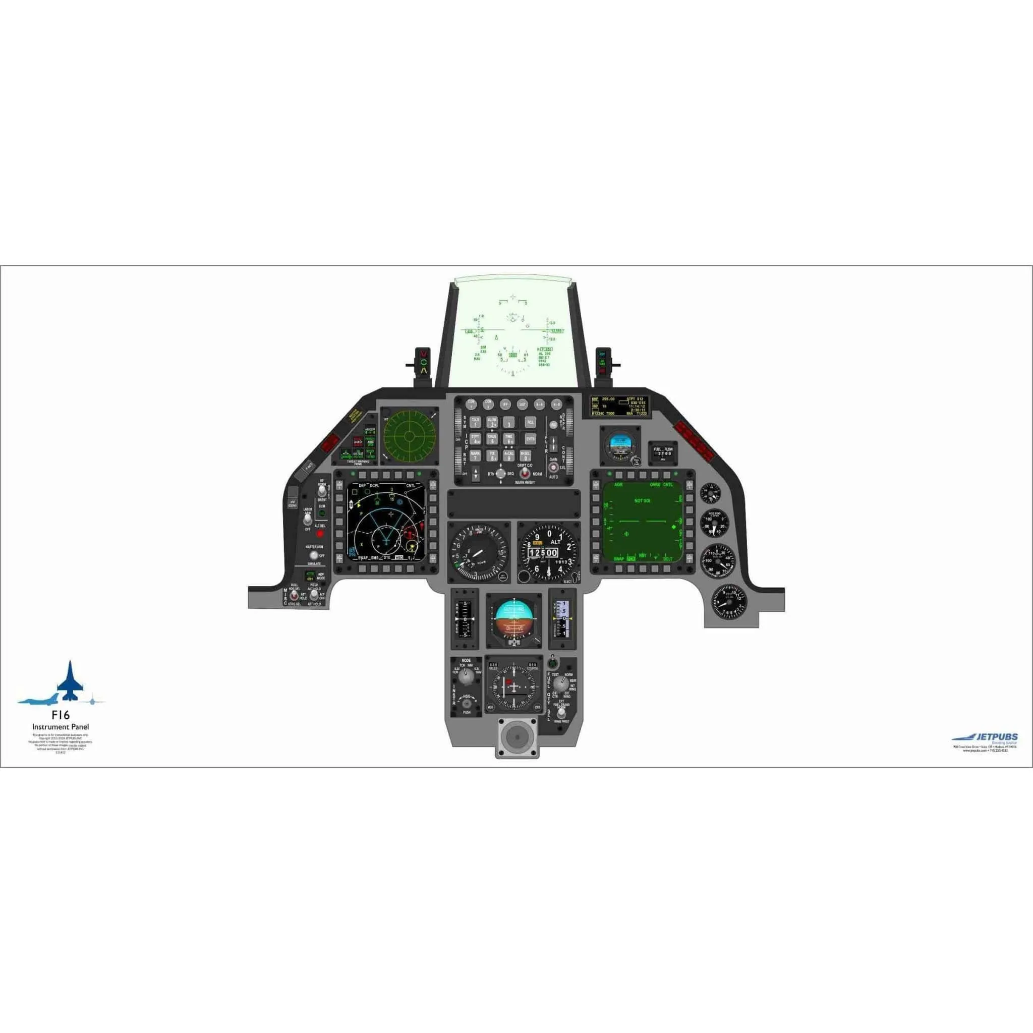Lockheed 18" x 36" Cockpit Posters